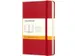 Notitieboek Moleskine pocket 90x140mm lijn hard cover scarlet red
