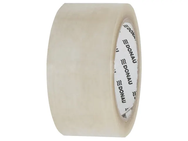 Donau verpakkingstape PP Hot-Melt 48mmx66m 50 micron transparant