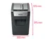 Rexel Momentum X312-SL Slimline Papiervernietiger P-3 snippers