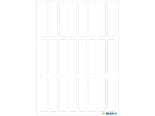 HERMA 3724 Universele etiketten 8x36mm Wit 168 stuks
