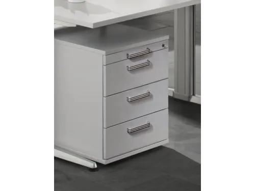 mobiel ladeblok,HxBxD 590x428x560mm,1 MA,3lade(n),Gestreepte greep