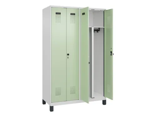 PBM-locker,HxBxD 1950x1200x500mm,4vak,vak B 300mm,draaigrendel