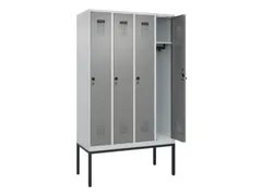 locker,HxBxD 2120x1200x500mm,4vak,vak B 300mm,draaigrendel