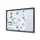 Vergrendelbaar notitiebord Indoor Slim 8xA4 met Schuifdeuren Antraciet
