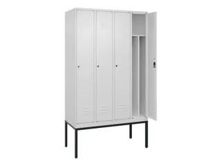 locker voor scheiding van kleding,HxBxD 2120x1200x500mm,4vak - 2