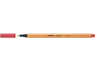 Fineliner STABILO point 88/47 fijn roestig rood - 1