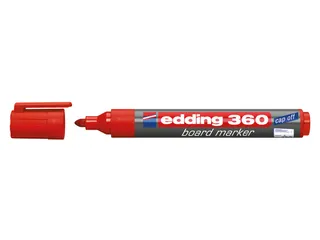 Viltstift Edding 360 Whiteboard Rond Rood 1.5-3mm - 1