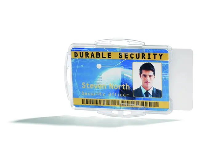 Durable 8919 Open Kaarthouder voor 2xVeiligheidspas 54x87mm 10 stuks