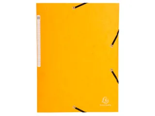 Elastomap A4 glanskarton 3 kleppen monobloc Assorti - 1