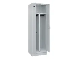 PBM-locker,HxBxD 1950x600x500mm,2vak,vak B 300mm,draaigrendel