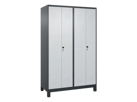 PBM-locker,HxBxD 1950x1200x500mm,4vak,vak B 300mm,draaigrendel