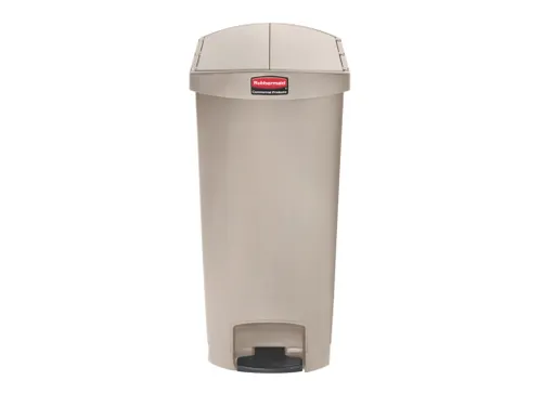 Slim Jim Step On Container End Step Kunststof 68 Liter Beige