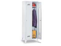 Garderobekast 1850x630x500mm 2 Vakken Klink Ral7035 Front Ral7035