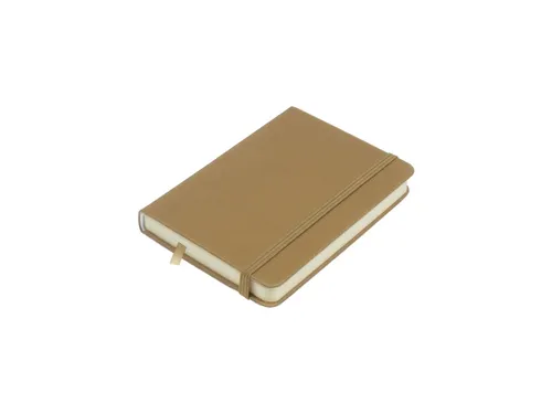 Schetsboek Kangaro A6 taupe PU HC 80 vel 140gr roomwit met elastiek en