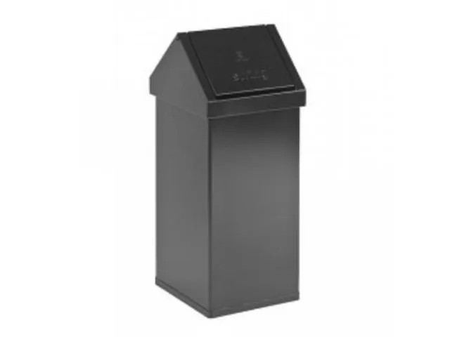 Afvalbak Carro-swing 110 Liter Zwart