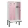 locker met bank,HxBxD 1950x900x815mm,3vak,vak B 300mm,cilinderslot