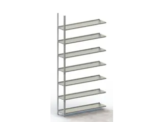 Schroefstelling Aanbouwveld 2200x1252x304mm 7legborden 80kg - 2