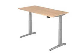 Elektrisch in hgte vst. zit-sta-bureau,HxBxD 650-1290x1600x800mm