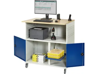 pc-kast,HxBxD 1150x1100x800mm,stopcontactdoos m. schakelaar - 3
