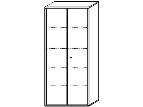 kantoorkast,HxBxD 1920x800x430mm,decor romp esdoorn,decor front noten
