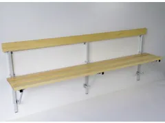 klapbank,HxLxD 780x2000x380mm,houten lijst,frame staal RAL7035