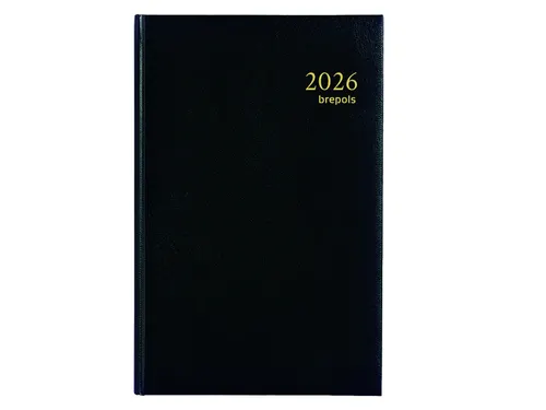 Agenda 2027 Brepols Saturnus Lima 7dagen/2pagina's zwart