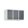 opzetkast,v. locker,3vak.,vak B 300mm,HxBxD 500x900x500mm,vleugeldeur