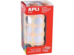 Sticker Rol Cirkel 20Mm 1770 Stuks Metallic Zilver