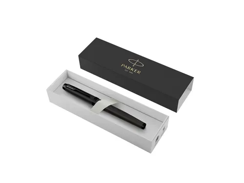 Vulpen Parker IM Monochrome GB Matt Black Fijn Blauwe inkt