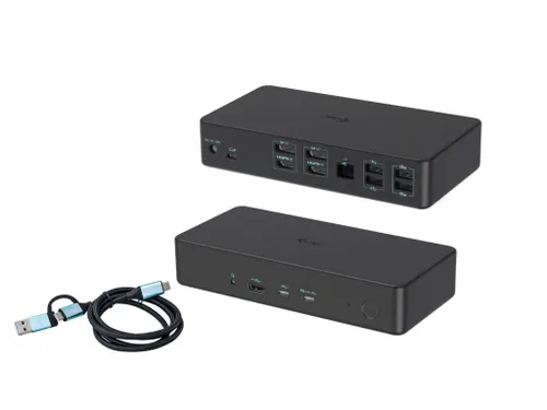 USB 3.0 / USB-C / Thunderbolt 3 Professional Dual 4K Display Docking S