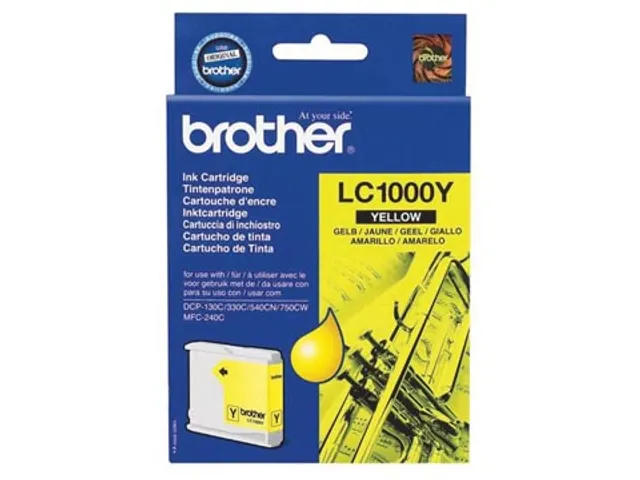 inktcartridge, 400 pagina's, OEM LC-1000Y, geel