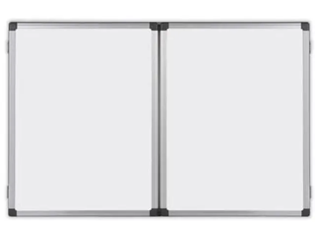 Tableau blanc tryptique Excellence émaillé trio 90x60cm (fermé)