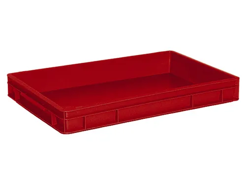 Euronorm Stapelkrat Pe 75x600x400mm 14liter Rood
