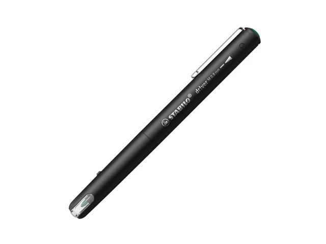 Fineliner STABILO dr!ver medium punt 0.8 mm Groen