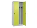 locker voor scheiding van kleding,HxBxD 1850x800x500mm,2vak