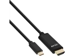 Kabel inLine USB-C HDMI 3.1 2.0 4K M/M 2 meter zwart