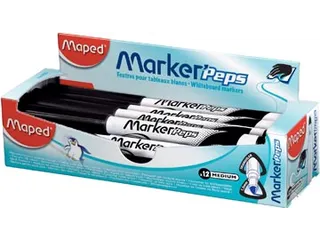 whiteboardmarker Marker'Peps 1.5mm, doos van 12 stuks, zwart - 1