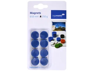 Magneet Legamaster 20mm 250gr blauw 8 stuks - 2