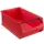 Zichtbak Hxbxd 200x300x500mm Pp Met Draaggreep Rood