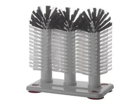 Glazenspoelborstel 3-delig nylon