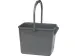 Seau pour mop ErgoClean 375018 rectangulaire gris PP 15L