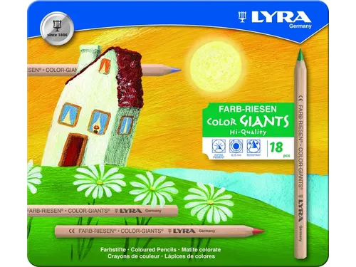 Kleurpotlood LYRA Color Giants Nature 18 kleuren