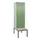 PBM-locker met bank,HxBxD 2120x600x815mm,2vak,vak B 300mm,cil.-slot