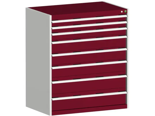 ladekast HxBxD 1200x1050x650mm 8laden zware lasten RAL7035 RAL3004