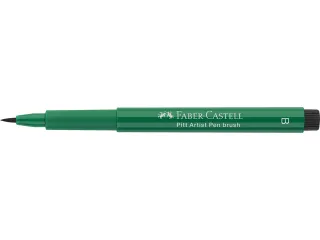 Tekenstift Pitt Artist Pen Brush 264 Phthalo Groen Donker - 3