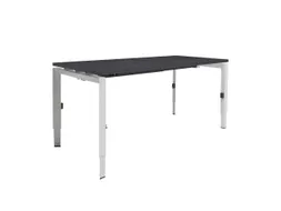 Bureau Linesto N3 hoogte instelbaar 120x80cm houtprint schaduw wit