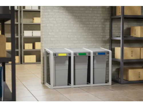 Afvalverzamelaar Uitbreiding 35 Liter 570X350X415Mm Grijs