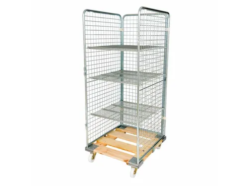 rolcontainer,draagverm. 500kg,HxLxB 1800x810x724mm,nuttige H 1610mm