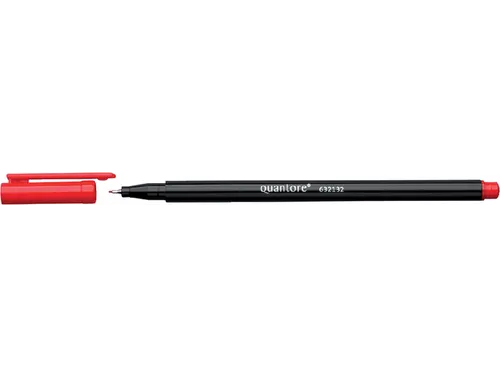 Quantore Fineliner rond 0.4mm Rood