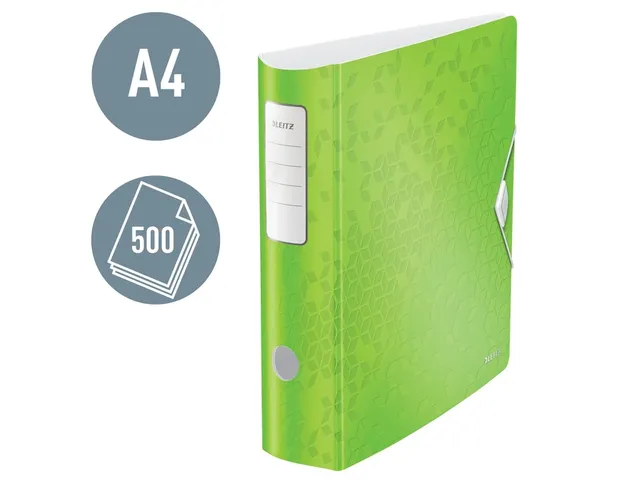 Ordner Leitz 1106 WOW 180° Active A4 80mm PP groen